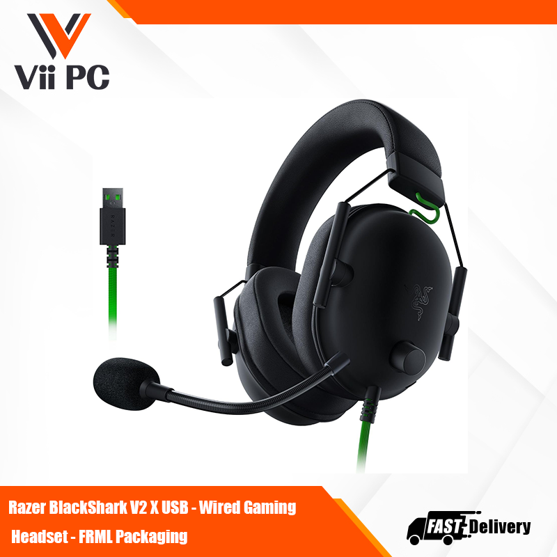 Razer BlackShark V2 X USB Wired Gaming Headset FRML Packaging