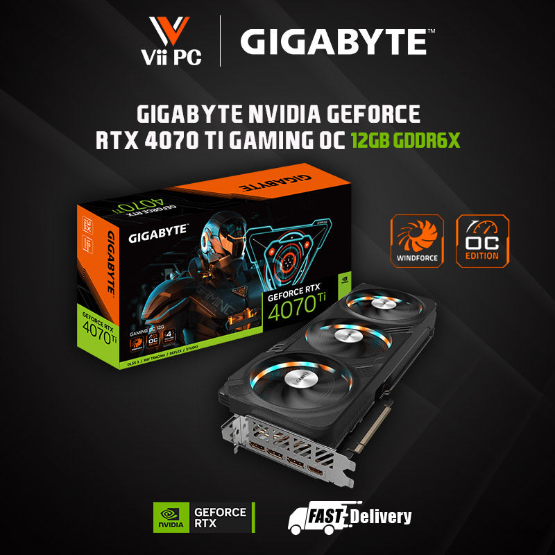 GIGABYTE NVIDIA GeForce RTX 4070 WINDFORCE OC 12G GDDR6X PCI