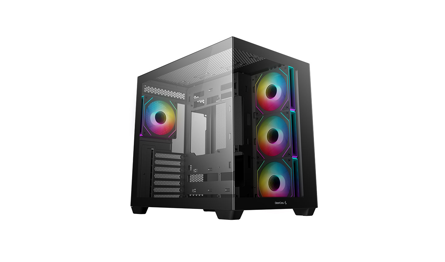 DeepCool CG530 4F PC Case - (Black / White)