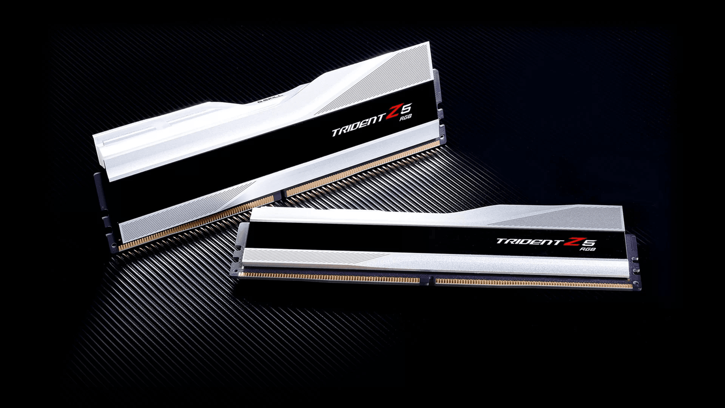 G.SKILL Trident Z5 RGB DDR5 BLACK/WHITE RAM CL36 7800MT/s 32GB(2x16GB) 1.45V, Dual Channel Kit, Intel XMP 3.0 Ready