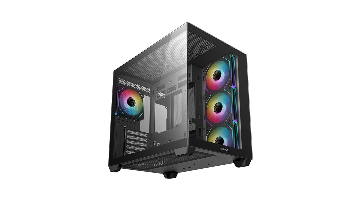 DeepCool CG530 4F PC Case - (Black / White)