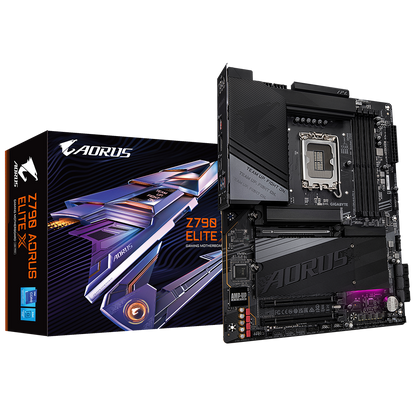 GIGABYTE Z790 AORUS ELITE X Motherboard + Intel i7-14700K / i7-14700KF (14th GEN) Processor BUNDLE