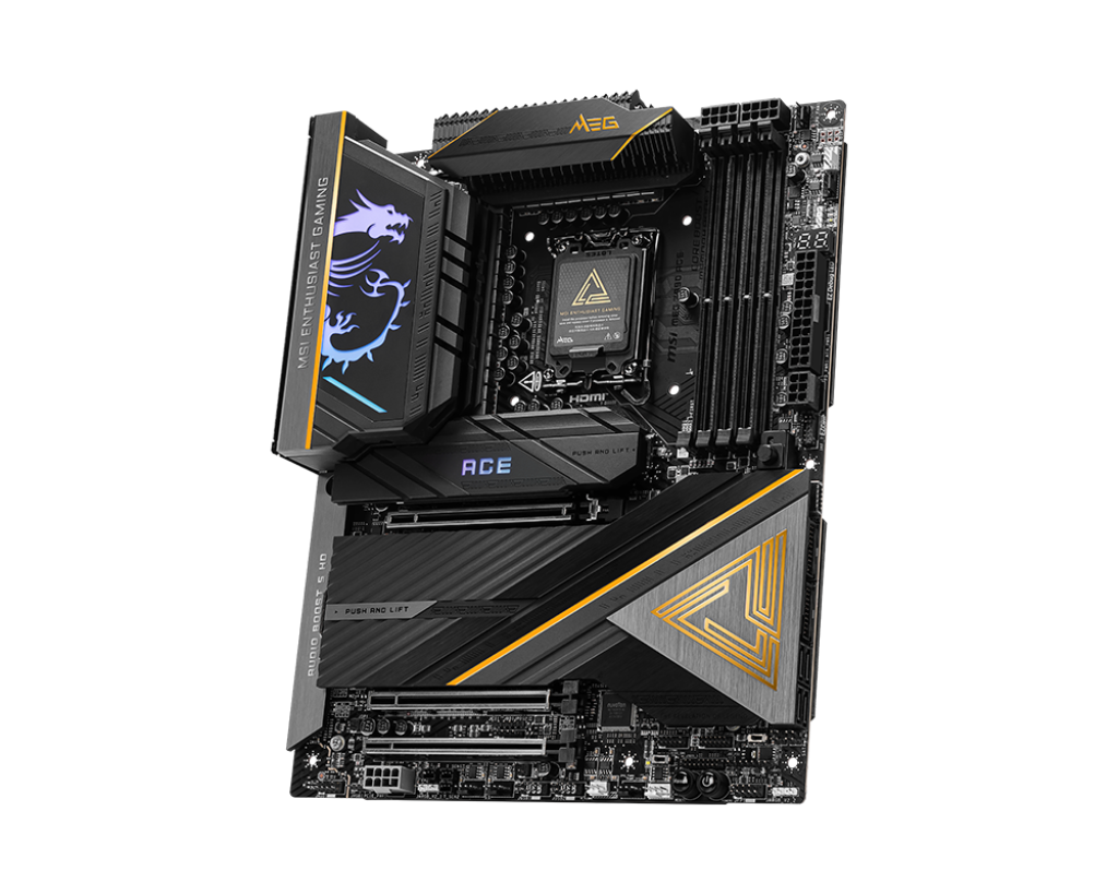 MSI MEG Z890 ACE Intel® Core™ Ultra Processors DDR5 WIF7 ATX Gaming Motherboard