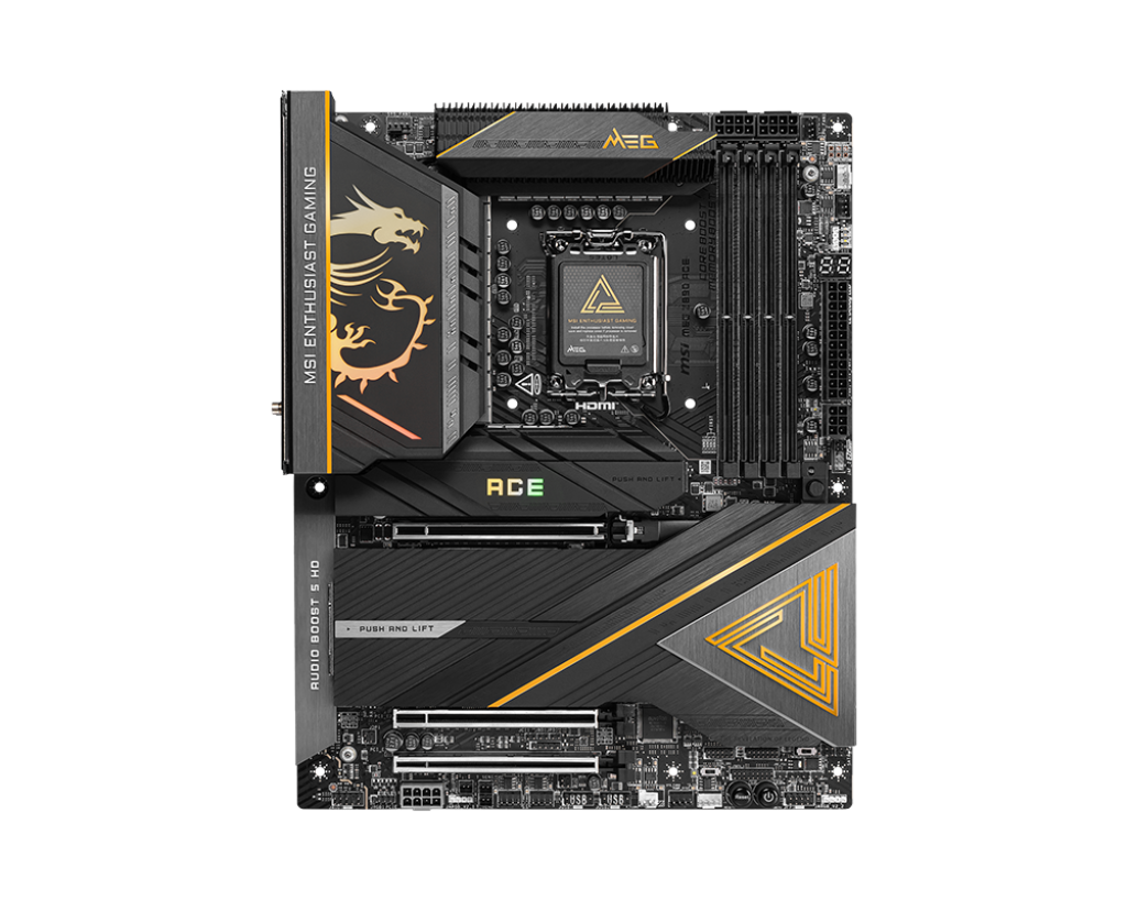 MSI MEG Z890 ACE Intel® Core™ Ultra Processors DDR5 WIF7 ATX Gaming Motherboard