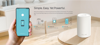 TP-LINK DECO X50-4G 4G+ AX3000 Whole Home Mesh Wi-Fi 6 Gateway