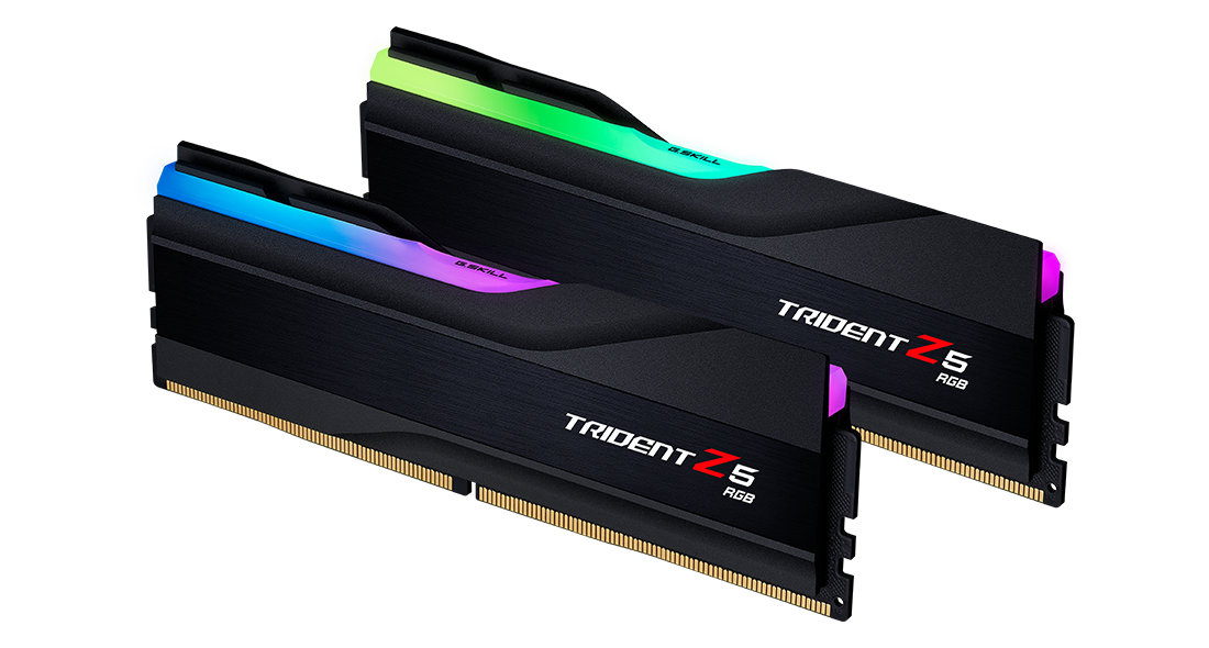 G.SKILL Trident Z5 RGB DDR5 BLACK/WHITE RAM CL36 7800MT/s 32GB(2x16GB) 1.45V, Dual Channel Kit, Intel XMP 3.0 Ready