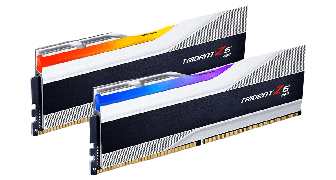 G.SKILL Trident Z5 RGB DDR5 BLACK/WHITE RAM CL36 7800MT/s 32GB(2x16GB) 1.45V, Dual Channel Kit, Intel XMP 3.0 Ready