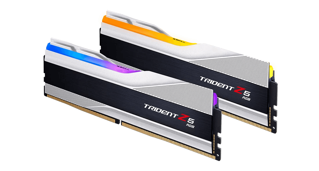 G.SKILL Trident Z5 RGB DDR5 BLACK/WHITE RAM CL36 7800MT/s 32GB(2x16GB) 1.45V, Dual Channel Kit, Intel XMP 3.0 Ready