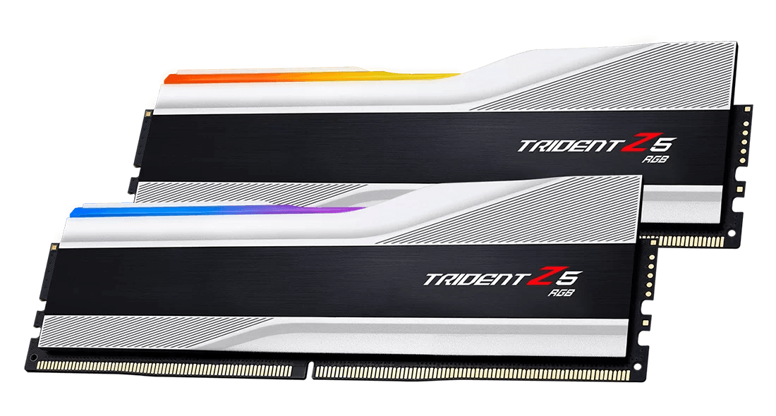 G.SKILL Trident Z5 RGB DDR5 BLACK/WHITE RAM CL36 7800MT/s 32GB(2x16GB) 1.45V, Dual Channel Kit, Intel XMP 3.0 Ready