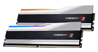 G.SKILL Trident Z5 RGB DDR5 BLACK/WHITE RAM CL36 7800MT/s 32GB(2x16GB) 1.45V, Dual Channel Kit, Intel XMP 3.0 Ready