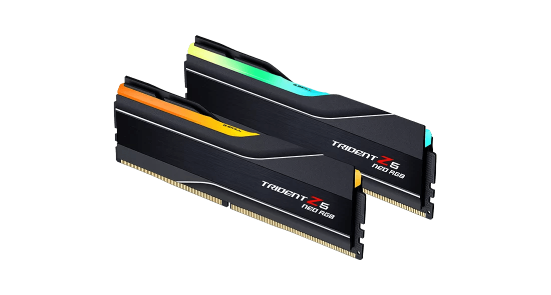 G.SKILL TRIDENT Z5 Neo RGB DDR5-5600 / CL40-40-40-89 / 1.25V / 96GB(2x48GB )/ AMD EXPO Support / Limited Lifetime Wty PC RAM