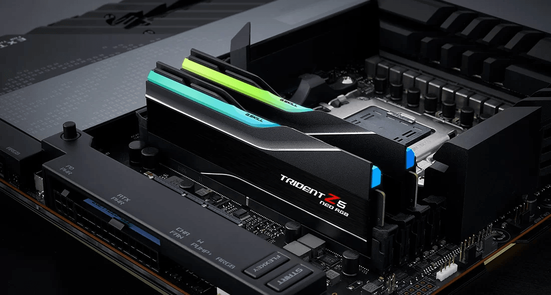 G.SKILL TRIDENT Z5 Neo RGB DDR5-5600 / CL40-40-40-89 / 1.25V / 96GB(2x48GB )/ AMD EXPO Support / Limited Lifetime Wty PC RAM