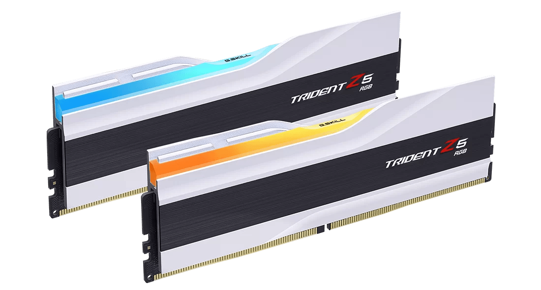 G.SKILL Trident Z5 RGB BLACK/WHITE RAM DDR5 7600MT/s, 48GB (2x24GB), 38-48-48-121, Intel XMP 3.0 Ready