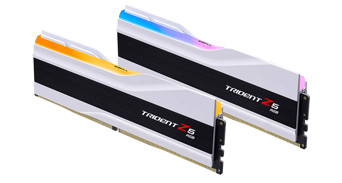 G.SKILL Trident Z5 RGB BLACK/WHITE RAM DDR5 7600MT/s, 48GB (2x24GB), 38-48-48-121, Intel XMP 3.0 Ready