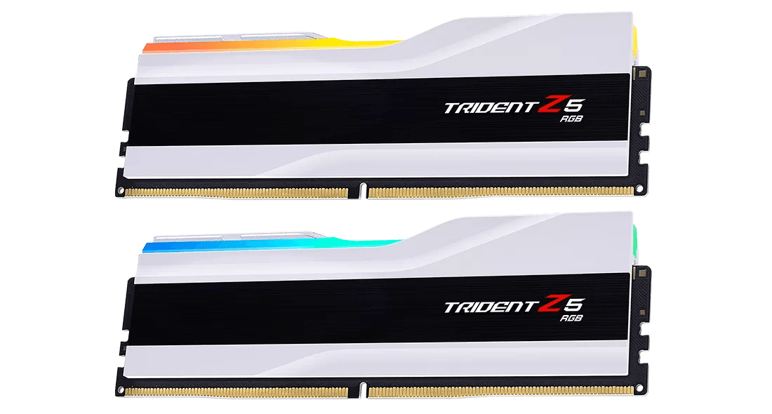 G.SKILL Trident Z5 RGB BLACK/WHITE RAM DDR5 7600MT/s, 48GB (2x24GB), 38-48-48-121, Intel XMP 3.0 Ready