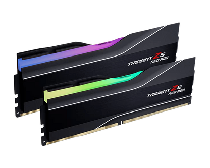 G.SKILL TRIDENT Z5 Neo RGB DDR5-6400 / CL32-39-39-102 / 1.35V / 48GB(2x24GB) / AMD EXPO Support / Limited Lifetime Wty (BLACK/WHITE) PC RAM