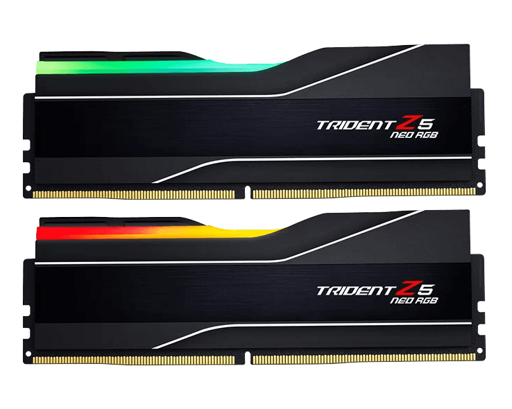 G.SKILL TRIDENT Z5 Neo RGB DDR5-6400 / CL32-39-39-102 / 1.35V / 48GB(2x24GB) / AMD EXPO Support / Limited Lifetime Wty (BLACK/WHITE) PC RAM