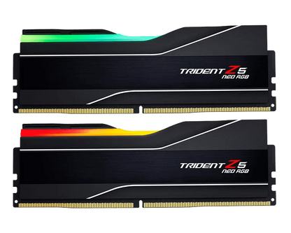 G.SKILL TRIDENT Z5 Neo RGB DDR5-6400 / CL32-39-39-102 / 1.35V / 48GB(2x24GB) / AMD EXPO Support / Limited Lifetime Wty (BLACK/WHITE) PC RAM