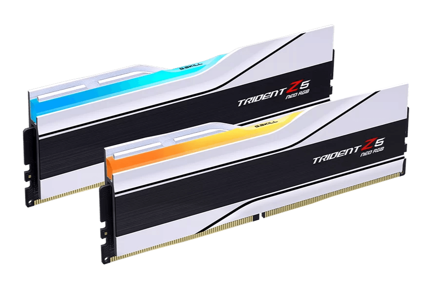 G.SKILL TRIDENT Z5 Neo RGB DDR5-6400 / CL32-39-39-102 / 1.35V / 48GB(2x24GB) / AMD EXPO Support / Limited Lifetime Wty (BLACK/WHITE) PC RAM