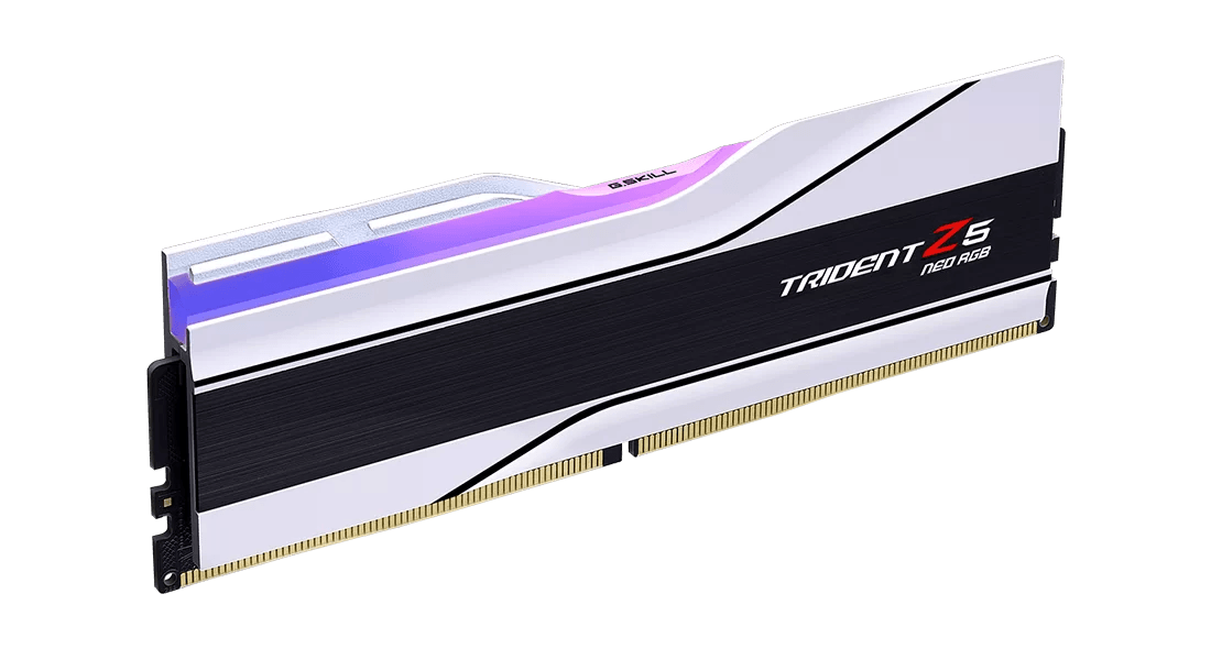 G.SKILL TRIDENT Z5 Neo RGB DDR5-6400 / CL32-39-39-102 / 1.35V / 48GB(2x24GB) / AMD EXPO Support / Limited Lifetime Wty (BLACK/WHITE) PC RAM