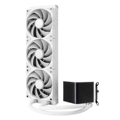 TRYX Panorama 360mm/240mm AIO Liquid Cooler – Premium Black/White