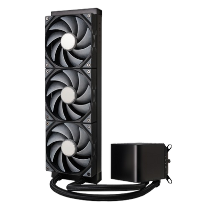 TRYX Panorama 360mm/240mm AIO Liquid Cooler – Premium Black/White