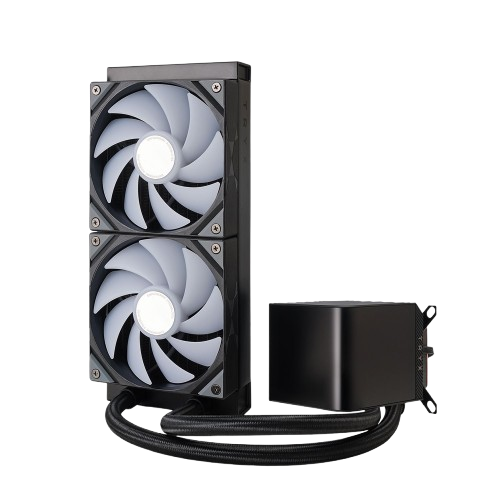 TRYX Panorama 360mm/240mm ARGB AIO Liquid Cooler – Premium Black/White Performance & Stunning RGB Lighting