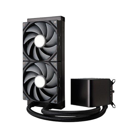 TRYX Panorama 360mm/240mm AIO Liquid Cooler – Premium Black/White