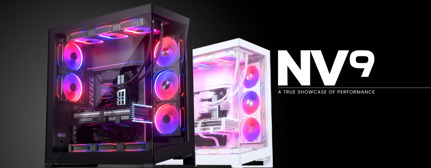 PHANTEKS NV Series NV9 DRGB FULL-TOWER CHASSIS SATIN BLACK / MATTE WHITE CASE