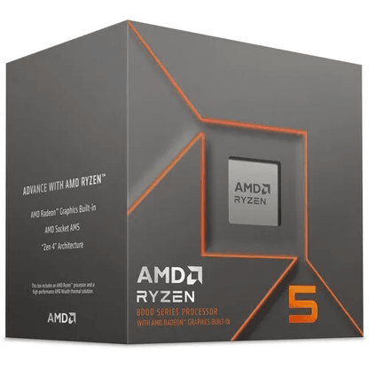 AMD Ryzen™ 5 8600G With Wraith Stealth Cooler Ryzen 5 8000 Series 6-Cores, 12-threads, 4.3GHz, Socket AM5, 65W, Desktop Processors