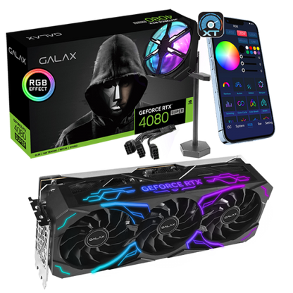 GALAX GeForce RTX 4080 SUPER/RTX4080 SUPER SG 1-Click OC 16GB GDDR6X Graphics Cards with DLSS 3 (256-bit, 3x DP1.4a, HDMI 2.1)