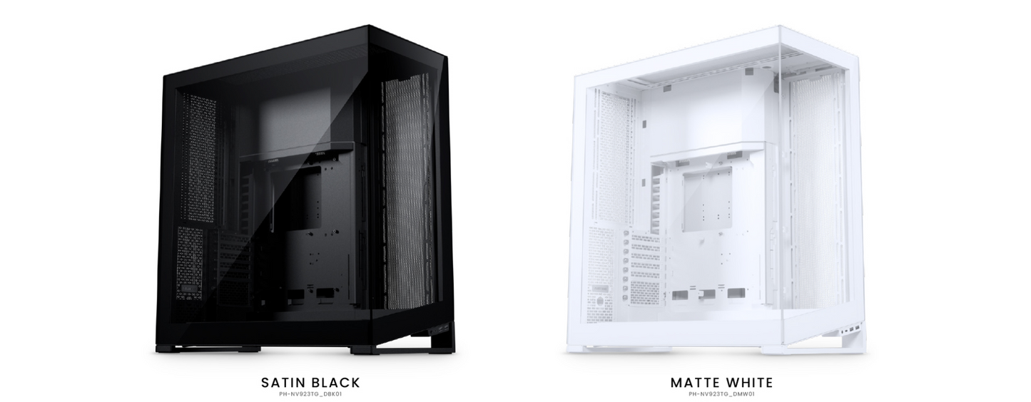 PHANTEKS NV Series NV9 DRGB FULL-TOWER CHASSIS SATIN BLACK / MATTE WHITE CASE