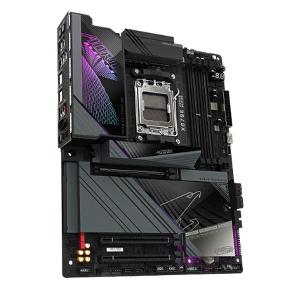 GIGABYTE X870E AORUS MASTER GAMING WIFI AM5 ATX Motherboard + AMD Ryzen™ 7 9800X3D Desktop Processor BUNDLE