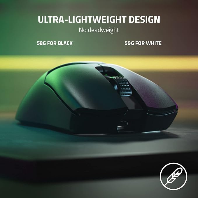 Razer Viper V2 Pro - Ultra-lightweight, Ultra-fast Wireless Esports Mouse - Black/White