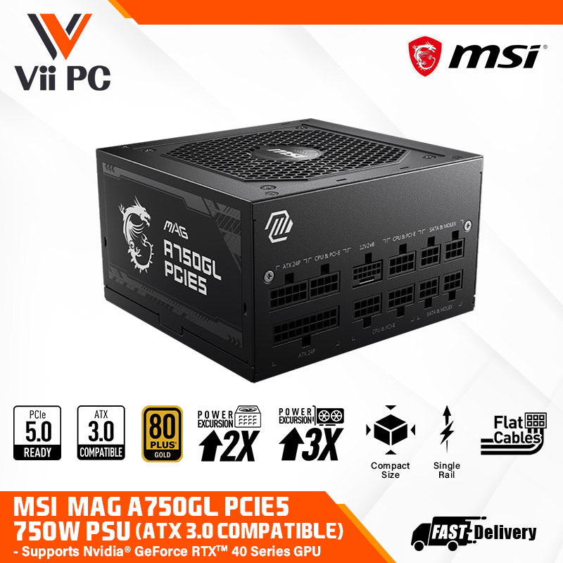 MAG A750GL PCIE5 750W Power Supply (maga750glpcie5)