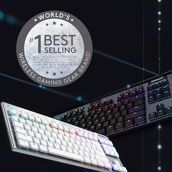 LOGITECH G915 TKL WHITE WIRELESS MECHANICAL GAMING KEYBOARD – Vii PC Trade  Pte Ltd