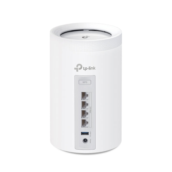 TP-LINK Deco BE65 (1-Pack) BE11000 Tri-Band Whole Home Mesh Wi-Fi 7 System 4x 2.5Gbps, Wireless & Wired Combined, Multi-Link Operation, 320 MHz Channel, Universal Compatibility