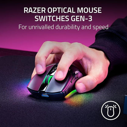 Razer Cobra Pro - Customizable Wireless Gaming Mouse with Razer Chroma™ RGB - Black/White