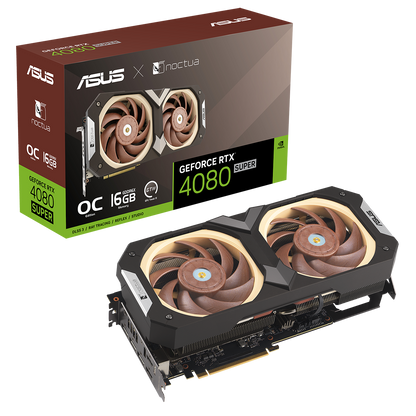 ASUS GeForce RTX™ 4080 SUPER 16GB GDDR6X Noctua OC Edition Graphics Card