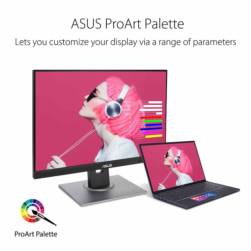 ASUS ProArt Display PA248QV Professional Monitor - 24.1" 16:10, IPS, WUXGA (1920x1200), 100% sRGB, 100% Rec.709, Color Accuracy ΔE<2, Calman Verified, ProArt Preset, ProArt Palette