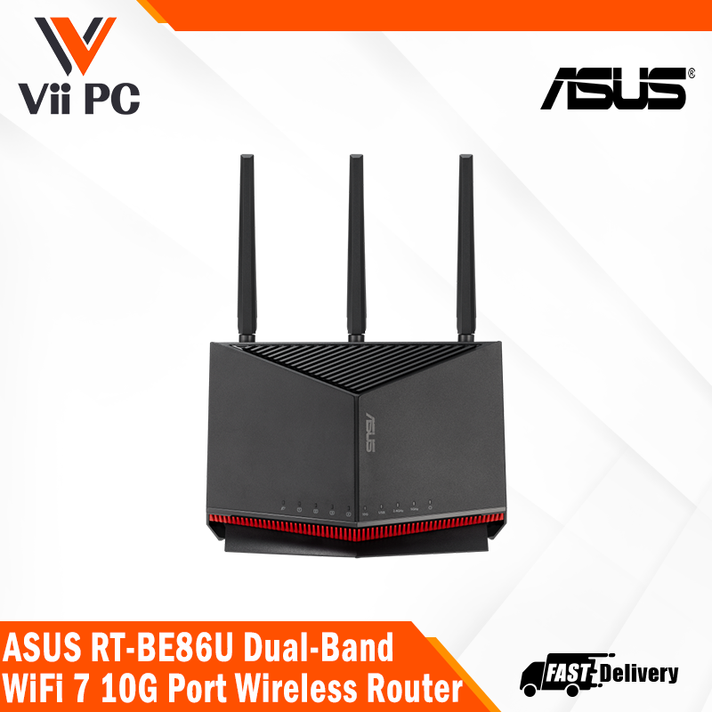 ASUS RT-BE86U Dual Band WiFi 7 Wireless Router