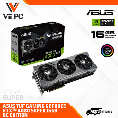 ASUS TUF Gaming GeForce RTX™ 4080 SUPER 16GB GDDR6X OC Edition Graphics Card