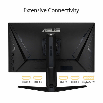 ASUS TUF Gaming VG28UQL1A HDMI 2.1 Gaming Monitor - 28" 4K UHD (3840x2160), Fast IPS, 144 Hz, 1ms GTG, NVIDIA G-Sync compatible, AMD FreeSync™ Premium, DSC, ELMB Sync, Variable Overdrive, DisplayHDR™ 400, DCI-P3 90%