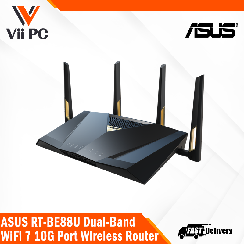 Asus RT-BE88U WiFi 7 Router 7200Mbps Gigabit High Speed Routing Wireless Dual Band Router