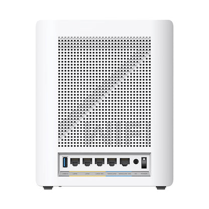 ASUS ZenWifi BQ16 Quad Band WiFi 7 (802.11be) BE25000 Mesh WiFi System - Support new 320MHz bandwidth & 4096-QAM, Multi-link operation (MLO),dual 10G ports, backup WAN, subscription free network security and AiMesh support