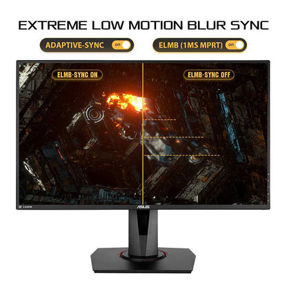 ASUS TUF Gaming VG259QM Gaming Monitor - 25" (24.5" viewable) FHD (1920x1080), Fast IPS, Overclockable 280Hz (Above 240Hz, 144Hz), 1ms (GTG), Extreme Low Motion Blur Sync, G-SYNC Compatible, DisplayHDR™ 400