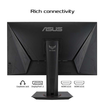 ASUS TUF Gaming VG259QM Gaming Monitor - 25" (24.5" viewable) FHD (1920x1080), Fast IPS, Overclockable 280Hz (Above 240Hz, 144Hz), 1ms (GTG), Extreme Low Motion Blur Sync, G-SYNC Compatible, DisplayHDR™ 400