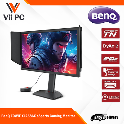 BenQ XL2586X Fast TN 540Hz DyAc™ 2 Gaming Monitor for Esports