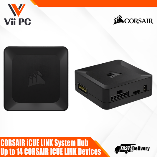 CORSAIR iCUE LINK System Hub - Connect Up to 14 CORSAIR iCUE LINK Devices - Auto Device Detection