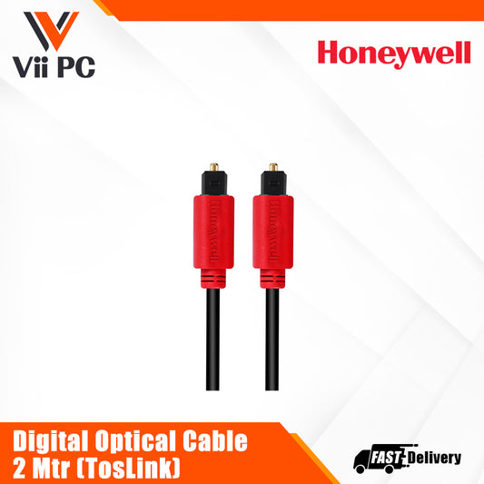 Honeywell Digital optical Cable 2 Mtr (TosLink) Value Series/3 Years Warranty